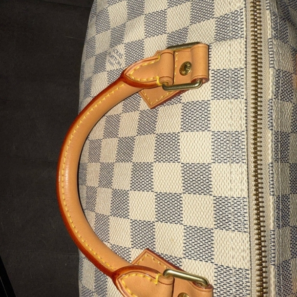 Authentic Louis Vuitton Damier Azure Speedy 30 - Picture 6 of 12